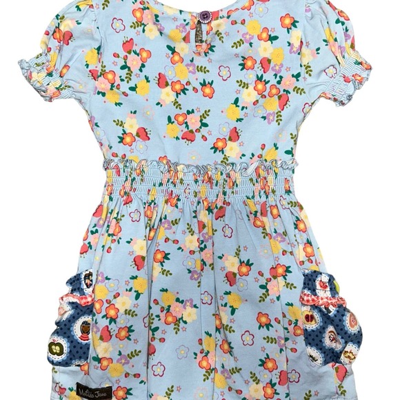 Matilda Jane Chalkboard Doodles Floral Lap Dress - Picture 2 of 6